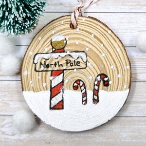 Etiqueta de presente de madeira feita à mão – perfeita para o Natal!