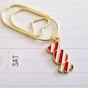 Paperclip Christmas Christmas candy paperclip heart