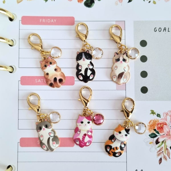 Planner Charms Katze