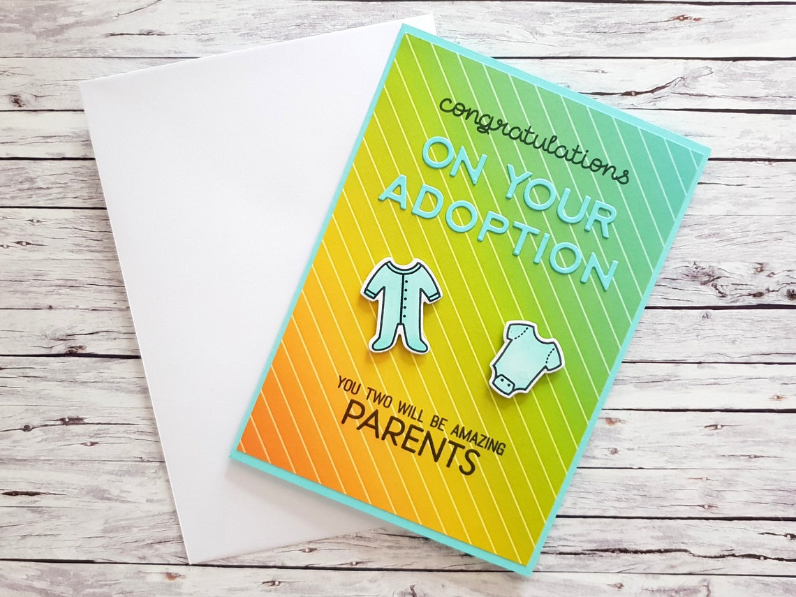 Adopted Baby Card for Adoption Baby Boy Adoption Shower Gift Etsy