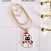 10Pcs Cute Cat Paper Clips With Alloy Pendants | Metal Bookmark Clips For Books, Office, School | Gift For Cat Lovers