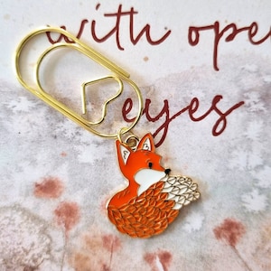 Paperclip fox grande graffetta con cuore