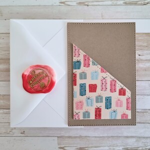 Porte-cartes-cadeaux de Noël avec sceau de cire, enveloppe de carte-cadeau, support pour cartes-cadeaux ou espèces
