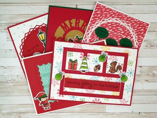 Set 16 Biglietti Di Natale Con Buste - 8 Motivi, 2 Per Motivo - Formato DIN Lungo, Stampati In Germania