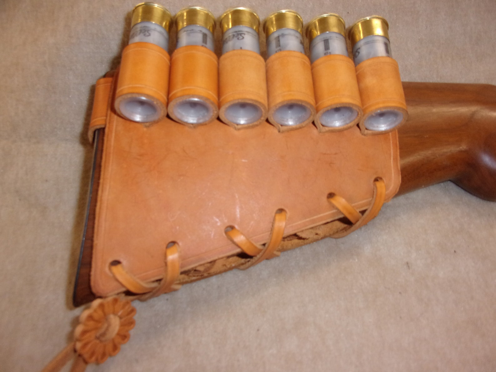 Leather butt stock shell holder. fits 1878 style shotguns. 12 Etsy