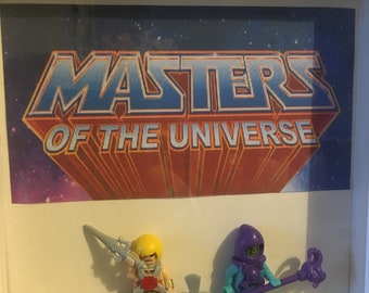 Masters of the universe He-man Skeletor mini frame
