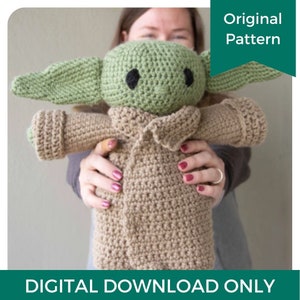 Life-Sized Crochet THE CHILD Pattern Digital Download image 1