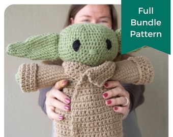 Life-Sized Crochet THE CHILD Full Bundle Pattern - Digital Download