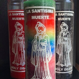 Santa Meurte 7 day candle UNFIXED