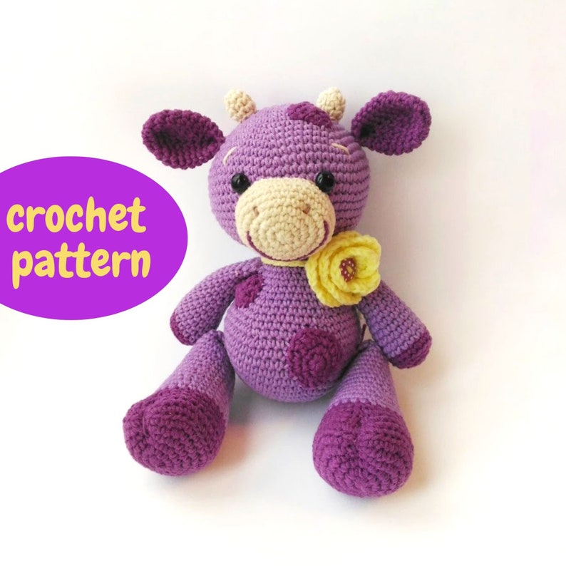 purple cow stuffed animal