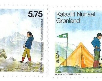 greenland 493-4 scouting complete set of 2