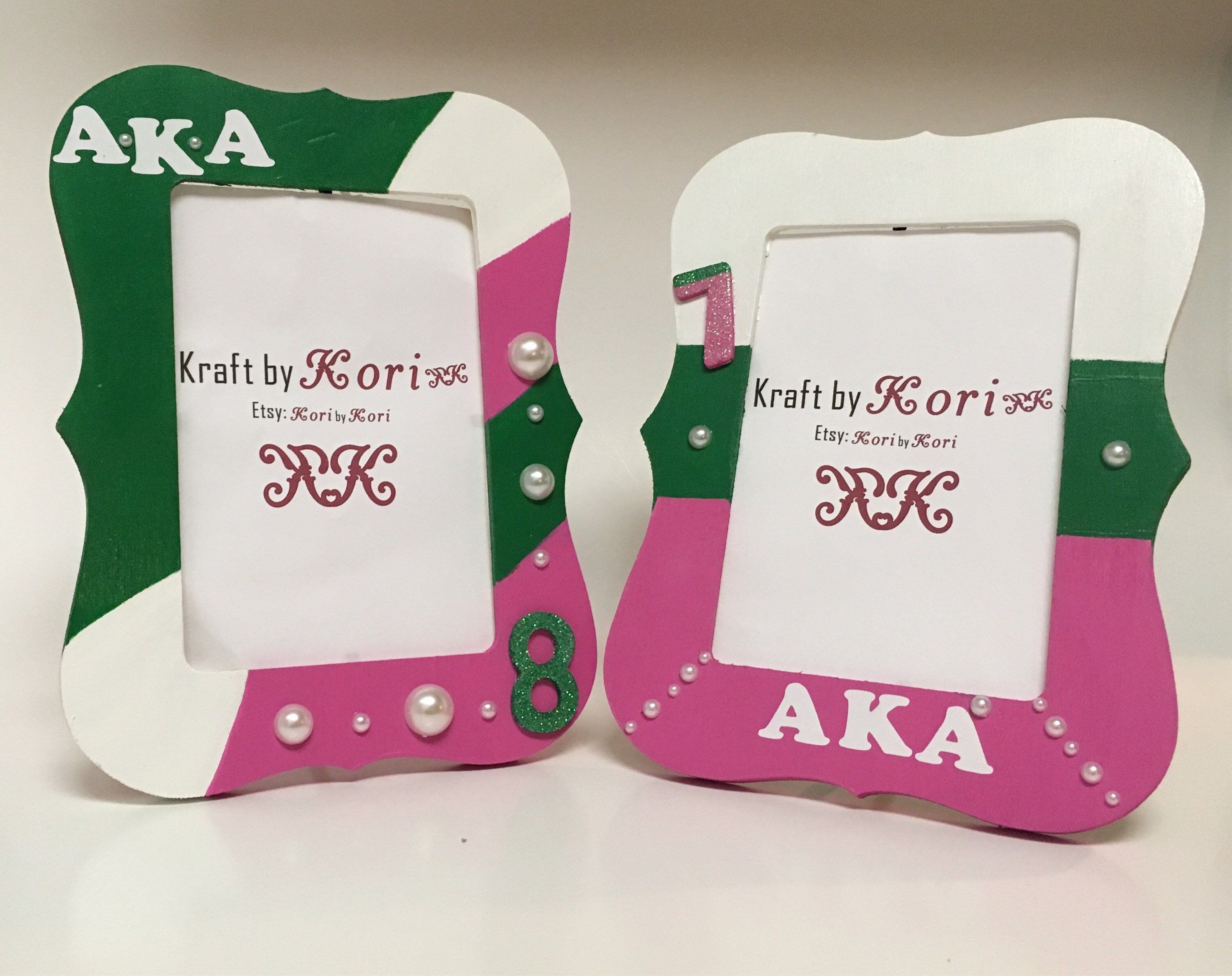 AKA Sorority Picture Frame Etsy
