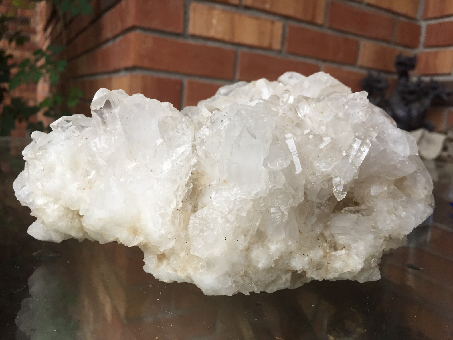 6.5lb Arkansas Quartz Cluster with White and Clear Formations | Etsy