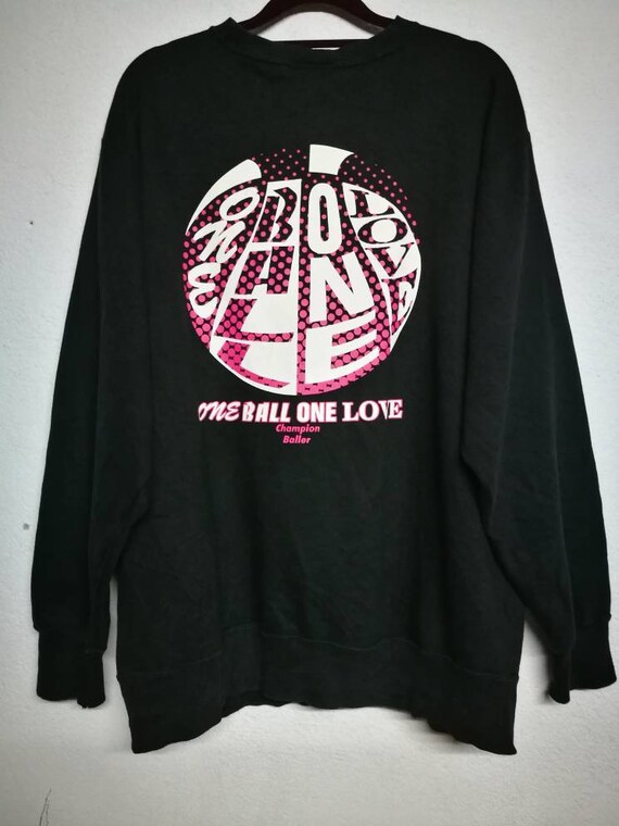 Vintage Champion One Ball One Love Crew Neck Sweatshirt Etsy Vintage Champion One Ball One Love Crew Neck Sweatshirt Etsy