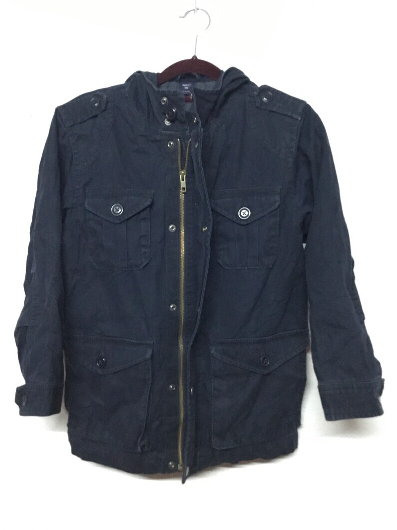Gap Kids Hoodie Zipper Button Jacket