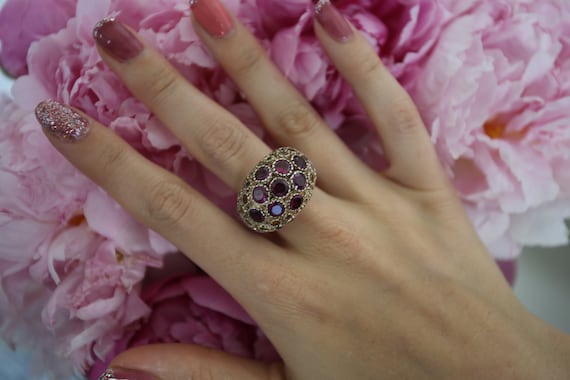 Multi Stone Statement Ring - image 3