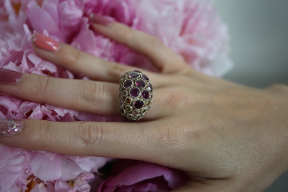 Multi Stone Statement Ring - image 4