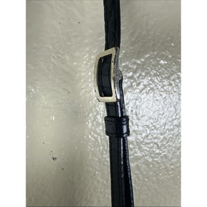 Brighton Central Park Black Crossbody Bag With Organizer Suede Black Trim EUC image 3