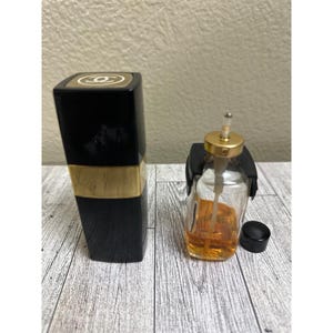 vintage Chanel n° 5 - bouteille de parfum de parfum rechargeable noire A8 de 1,7 oz image 2