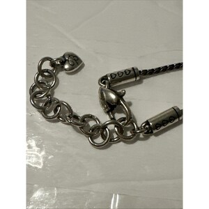 Naszyjnik Brighton Love Lock z posrebrzanym klipsem w kształcie serca, smycz na identyfikator, 32 cale zdjęcie 4