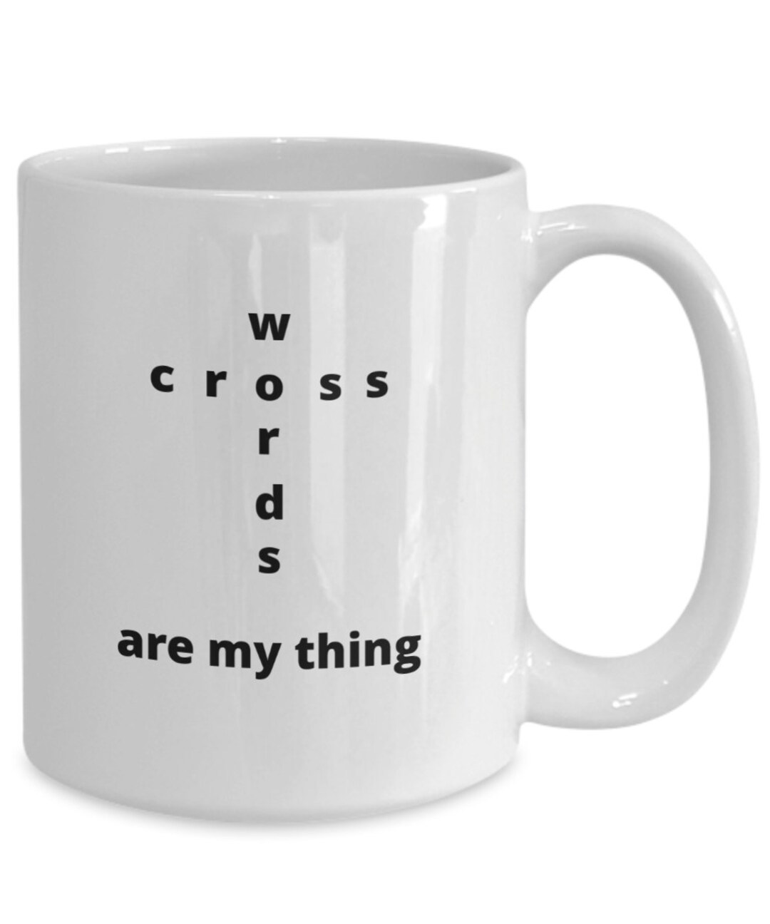 Crossword Muggift for Crossword Puzzle Loverpuzzles Etsy