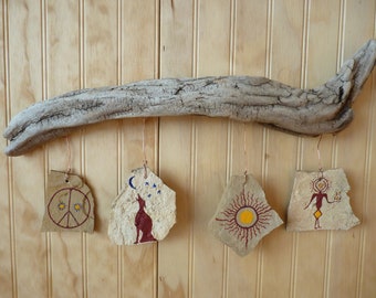 Stone and Driftwood Southwest Prayer Flags.