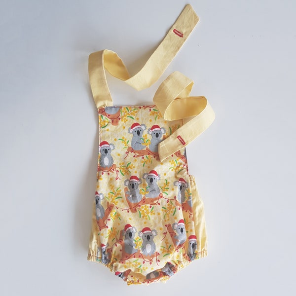 Christmas Romper - Australian Koala Print