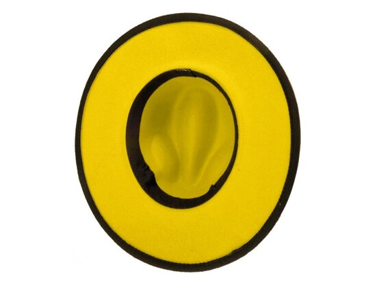 Yellow Bottom Belt Band Panama Upturn 
