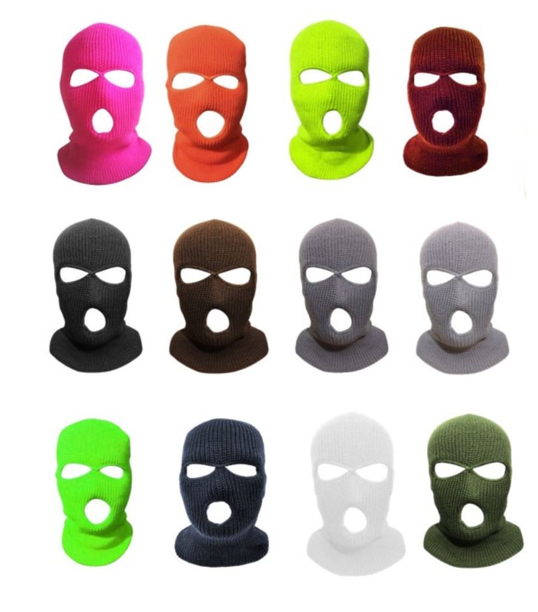 3 Hole Ski Mask Face Neck Balaclava Outdoor Sport Warm 3 Hole Full Face