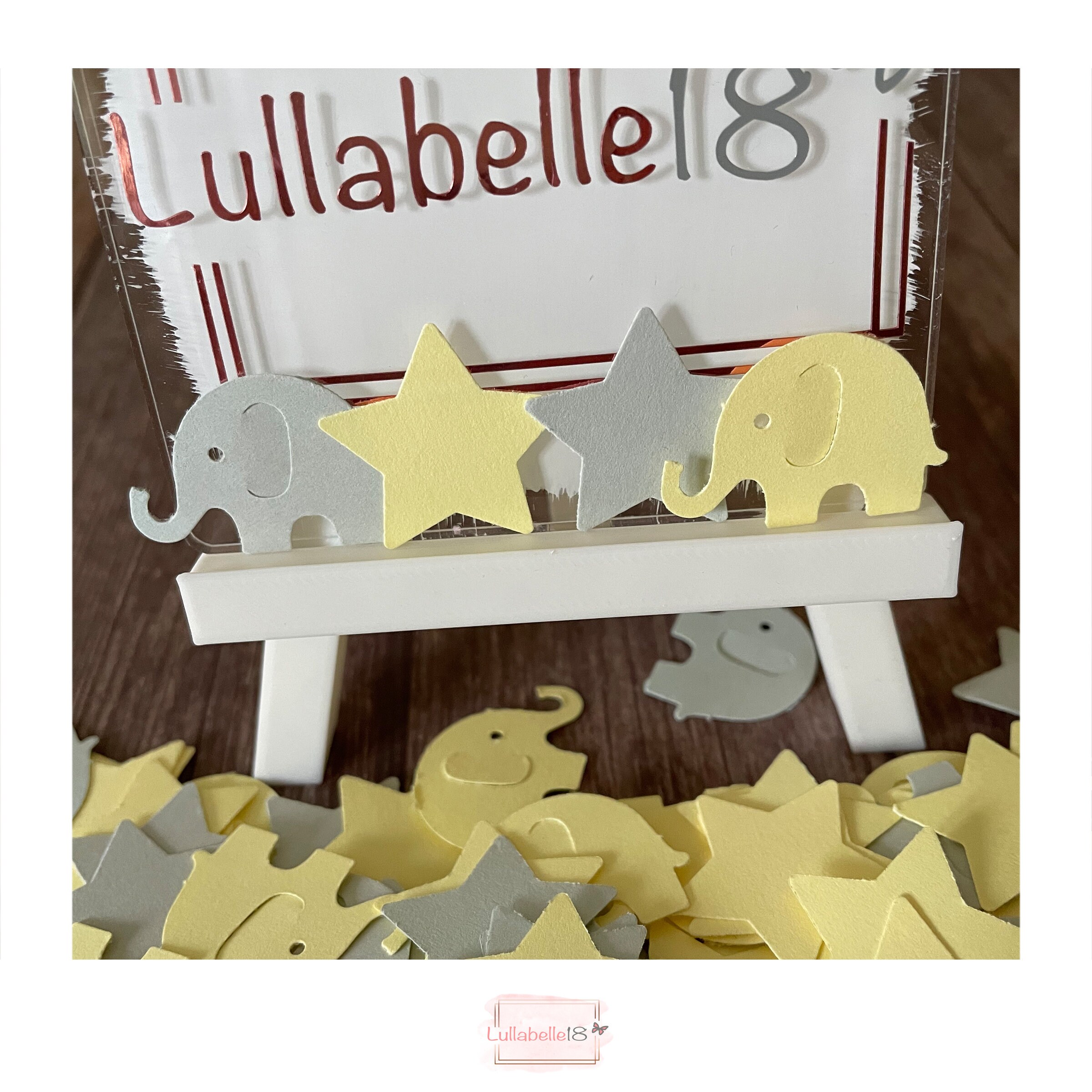 Elephant table confetti elephant decorations Etsy