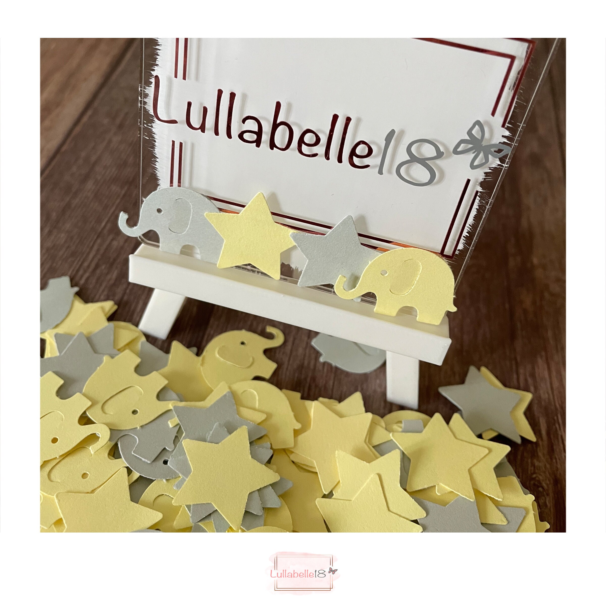 Elephant table confetti elephant decorations Etsy