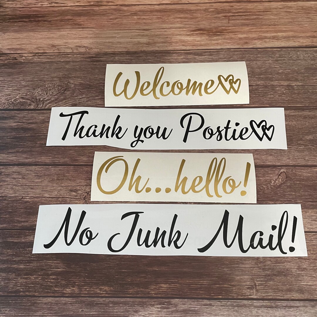 Letterbox Sticker Front Door Vinyl Decal Etsy