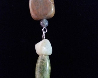 Jasper and Citrine pendant