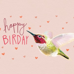 Carte de joyeux anniversaire, vierge à l'intérieur