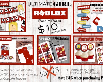 Roblox Birthday Printable Roblox Ultimate Package Roblox Etsy - usd image of roblox vip Roblox Birthday Printable Roblox Ultimate Package Roblox Etsy - image of roblox vip