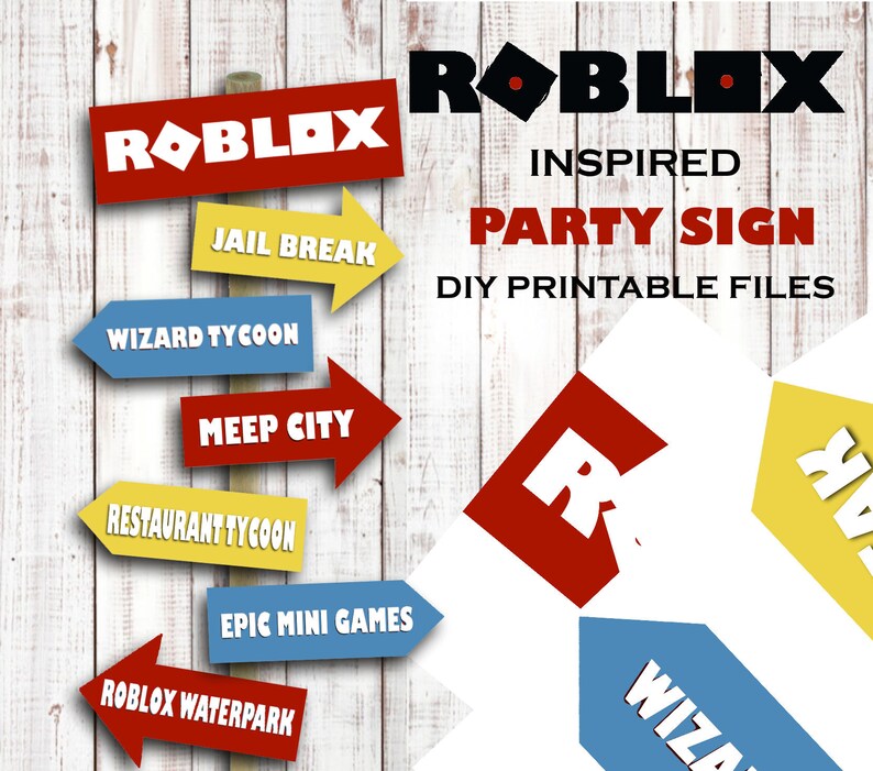 backdrop inspired by roblox roblox party poster roblox digital file roblox banner roblox table top roblox cover table roblox supplies