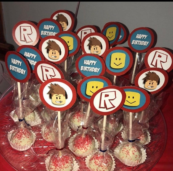 Roblox Birthday Roblox Cupcakes Roblox Party Printable Etsy - roblox cupcakes