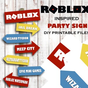 Roblox Vip Pass Invititation Roblox Birthday Party Video Etsy - how to change font in robloxian waterpark all free shirts