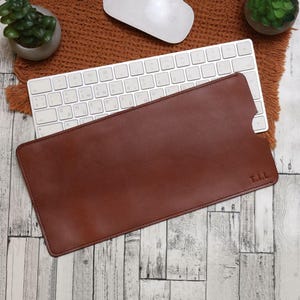 Apple Magic Keyboard Case Leather, Personalized Gift, Cover for Wireless Keyboard, Magic Keyboard Sleeve, Apple Keyboard with Touch ID Cover