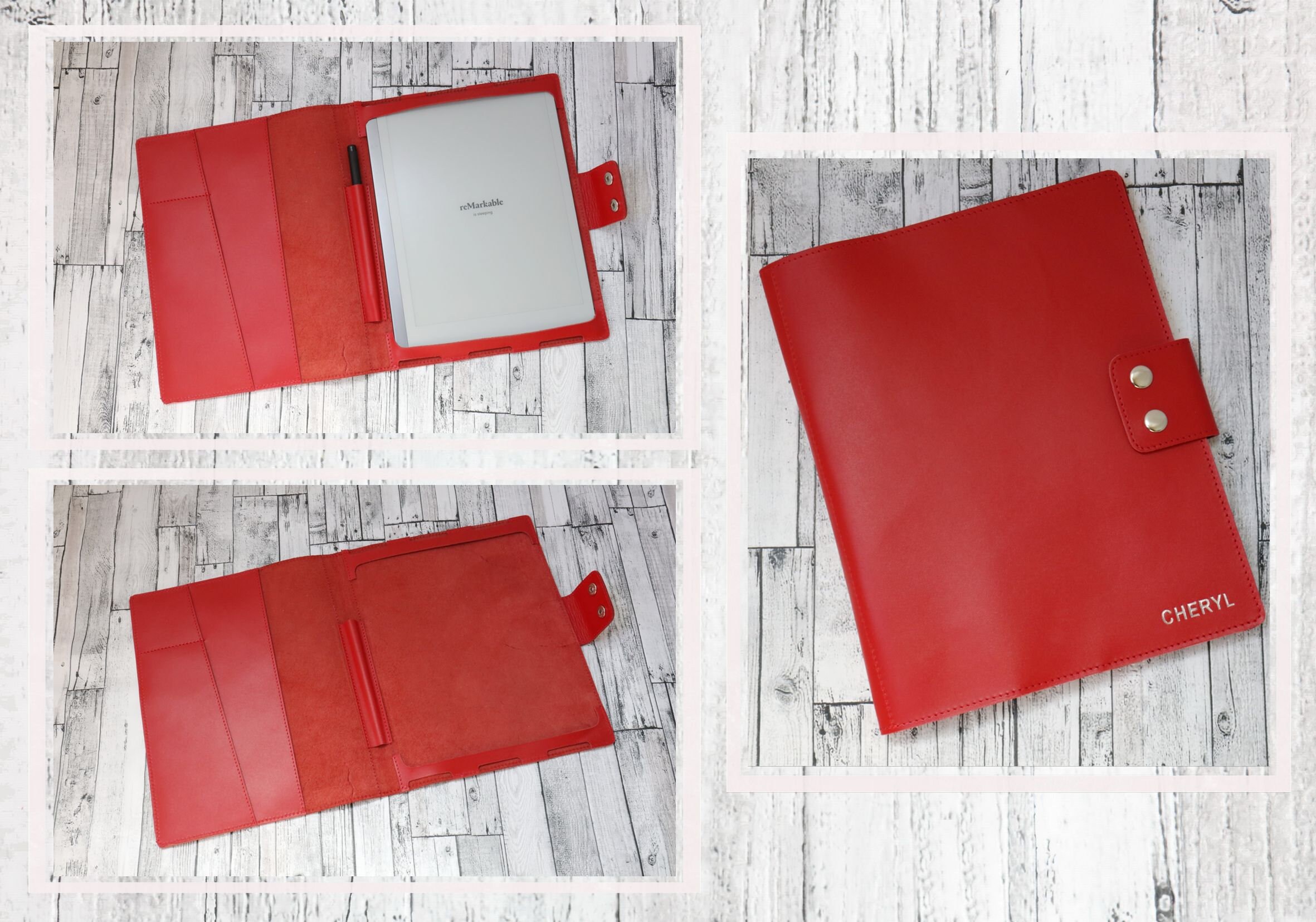 Tooled Flower Leather reMarkable 2 Case, reMarkable 2 Tablet case, reM -  Extra Studio