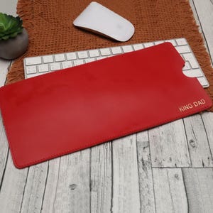 Custodia in pelle personalizzata per Apple Magic Keyboard con Touch ID, supporto per tastiera fatto a mano, custodia per tastiera per iPad, cover per tastiera wireless