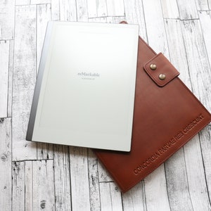 Personalized reMarkable 2 Case Leather, reMarkable 2 Tablet Case, reMarkable Cover, reMarkable 2 Folio with Pen Holder, reMarkable Organizer image 4