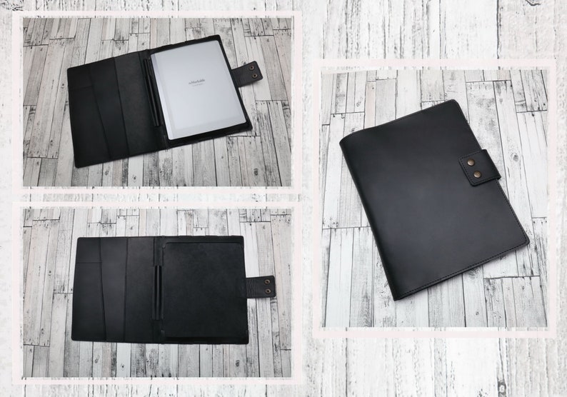 Personalized reMarkable 2 Case Leather, reMarkable 2 Tablet Case, reMarkable Cover, reMarkable 2 Folio with Pen Holder, reMarkable Organizer image 7