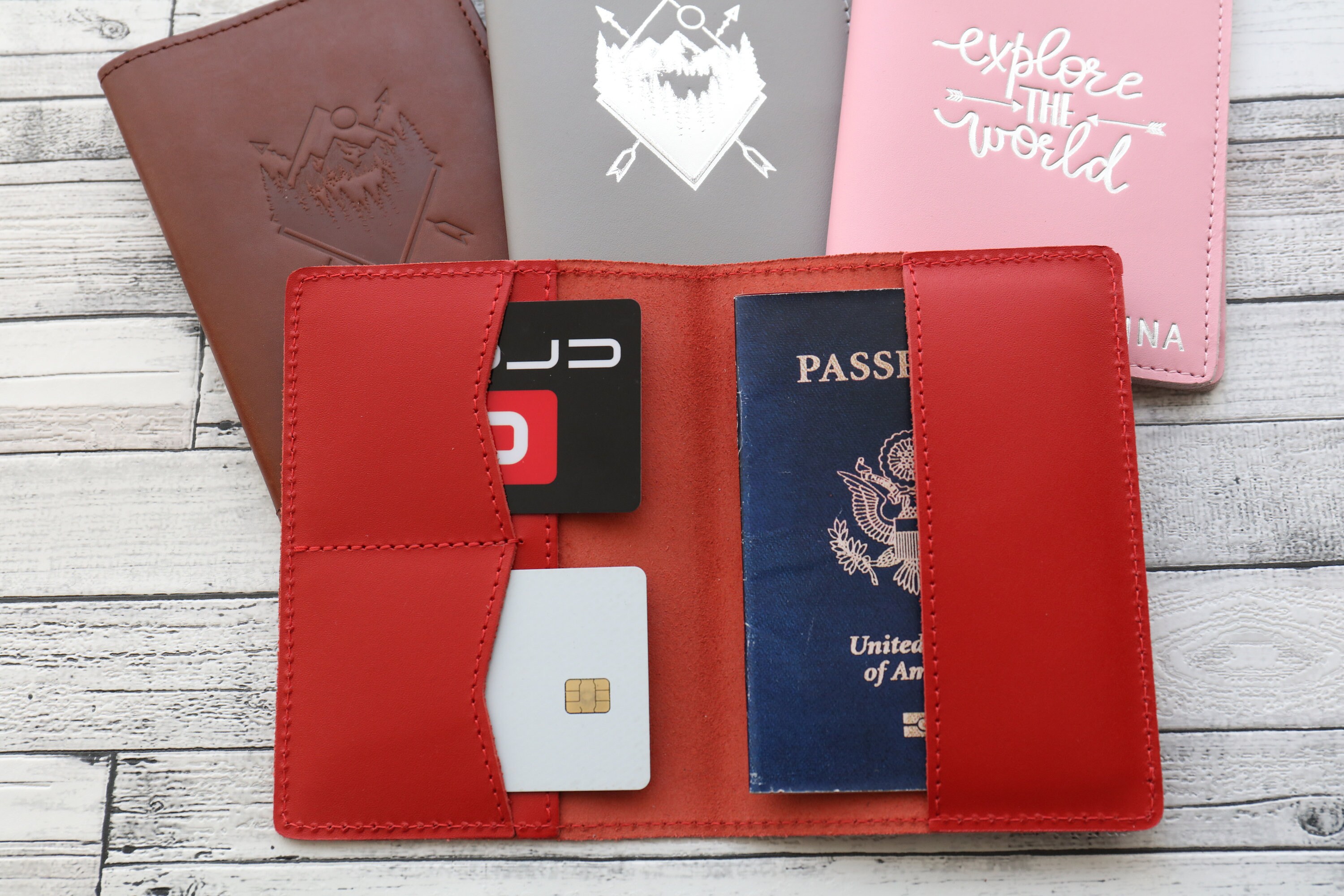 Porte-passeport RFID En RPET Personnalisable Ross | Cadeaux D'affaires