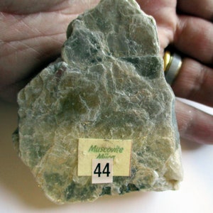 Muscovite / Golden Mica Raw Crystal Mineral Specimen 146g