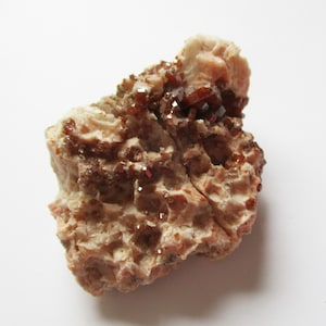 Very Sparkly Vanadinite crystals on matrix specimen