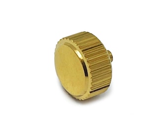 ダブルOリングダイバーズウォッチクラウンゴールドメッキ - サイズをお