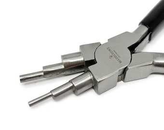 Round Looping Pliers Bail Making Stepped Jewellery Forming Plier 2mm - 9mm