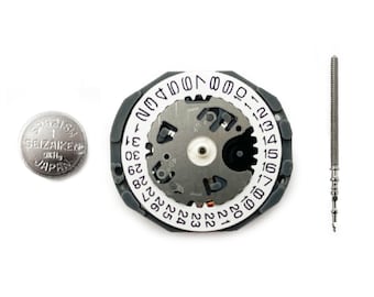 Hattori VJ22 Seiko Quartz Watch Movement Date at 3 o'clock for VJ22A, VJ22B