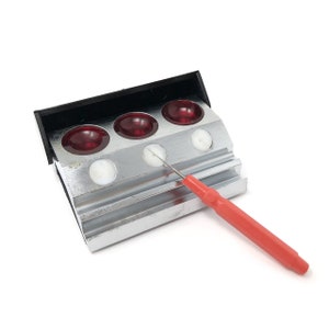 Oljebehållare med 3 koppar och skjutbart lock Kvalitetsurmakarverktyg för nybörjare, studenter och proffs Arbetsbänkverktyg